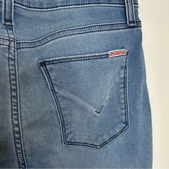 Hudson Natalie Mid Rise Skinny Jeans Raw Hem - Picture 6 of 8